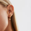Amore Hoop Earrings 14k Gold