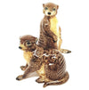 Porcelain Meerkat Set of 2