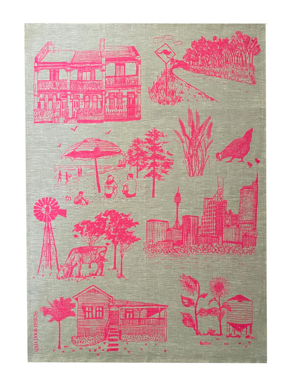 AQUAdoor Tea Towel