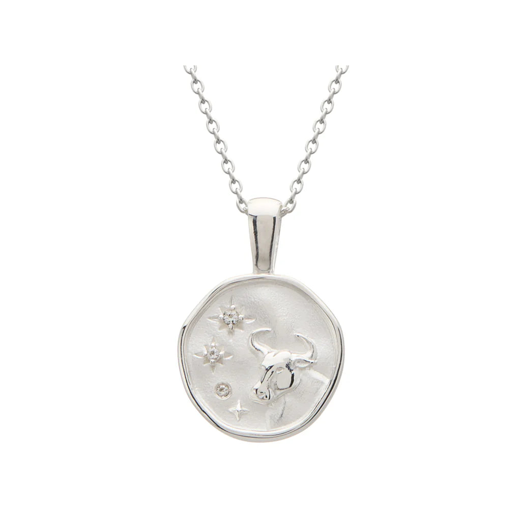 Taurus Necklace Sterling Silver