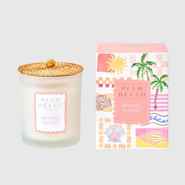 Palm Beach Bronzed Coconut Standard Candle