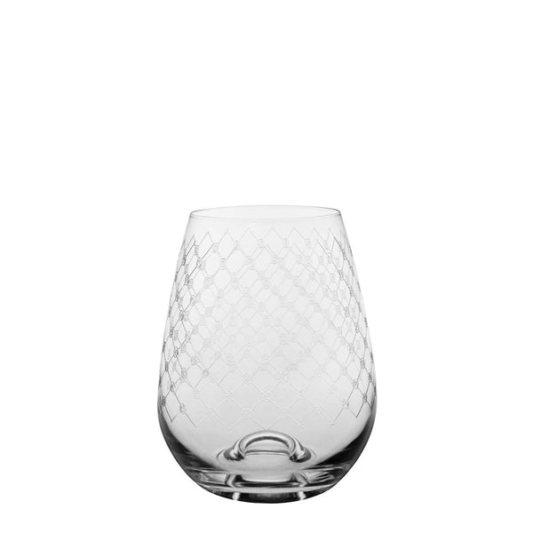 Fishnet Stemless Wine Glass 460ml (Box of 4)