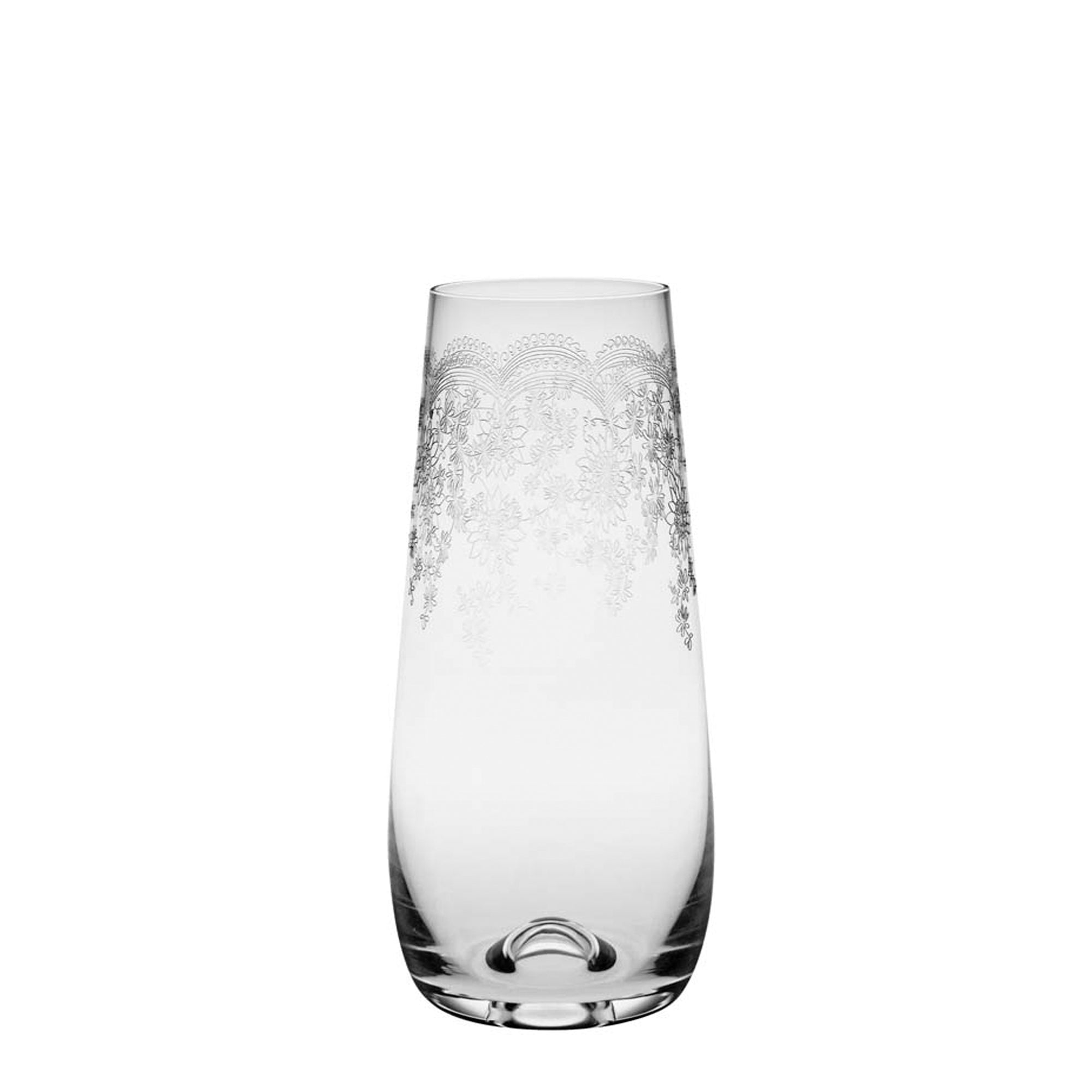 Floral Stemless Champagne Glass 230ml (Box of 4)