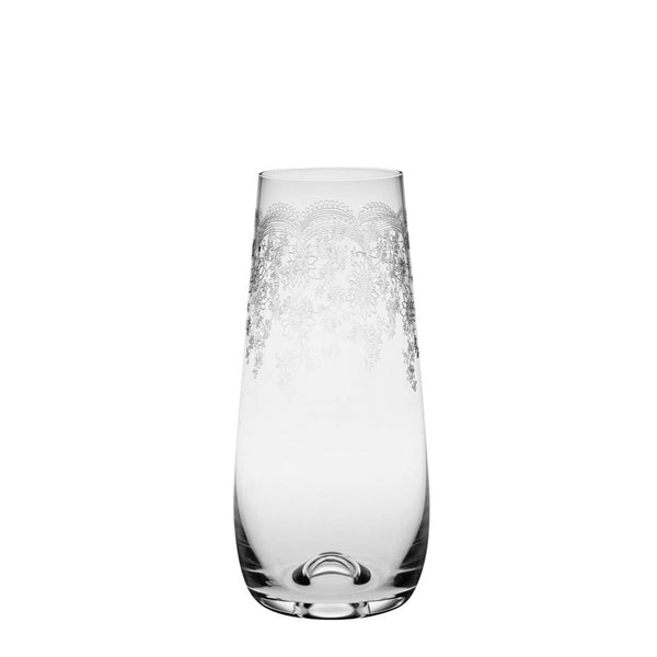 Floral Stemless Champagne Glass 230ml (Box of 4)
