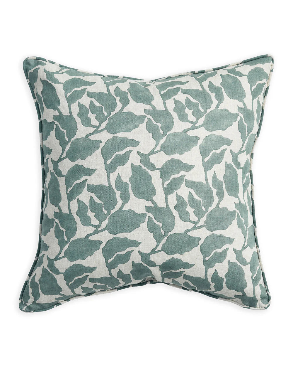 WG Flores Celadon Cushion