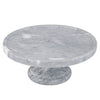 Marble/wood footed cake stand