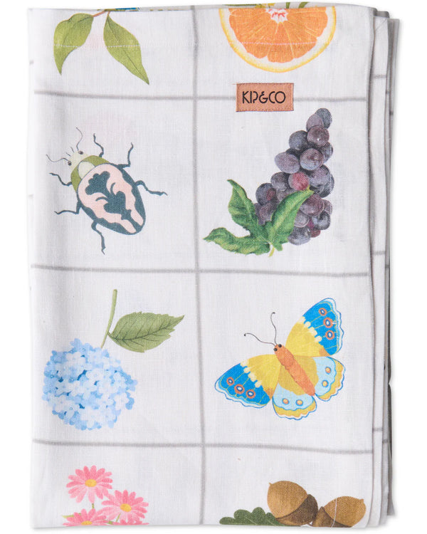 Prairie Linen Tablecloth Large Rec 180 x 350 cm