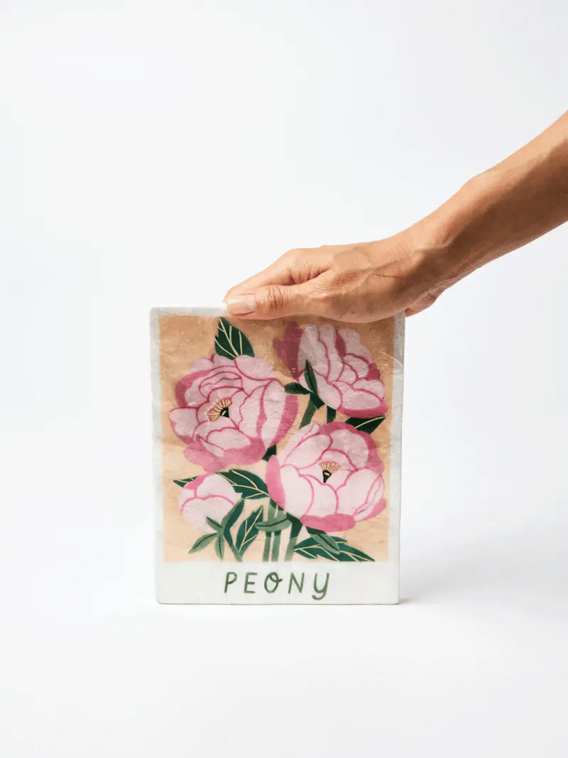 Peony Wall Art