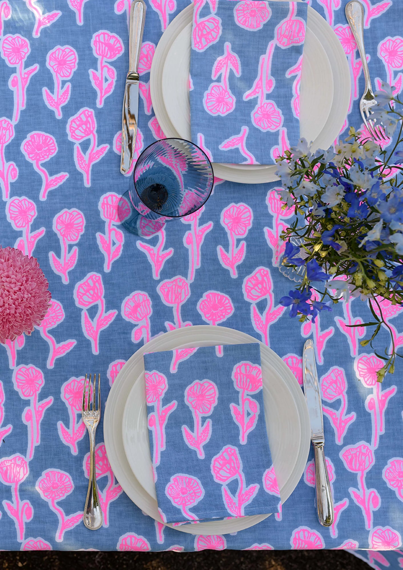 Poppies Large Table CLoth 145cm x 350cm