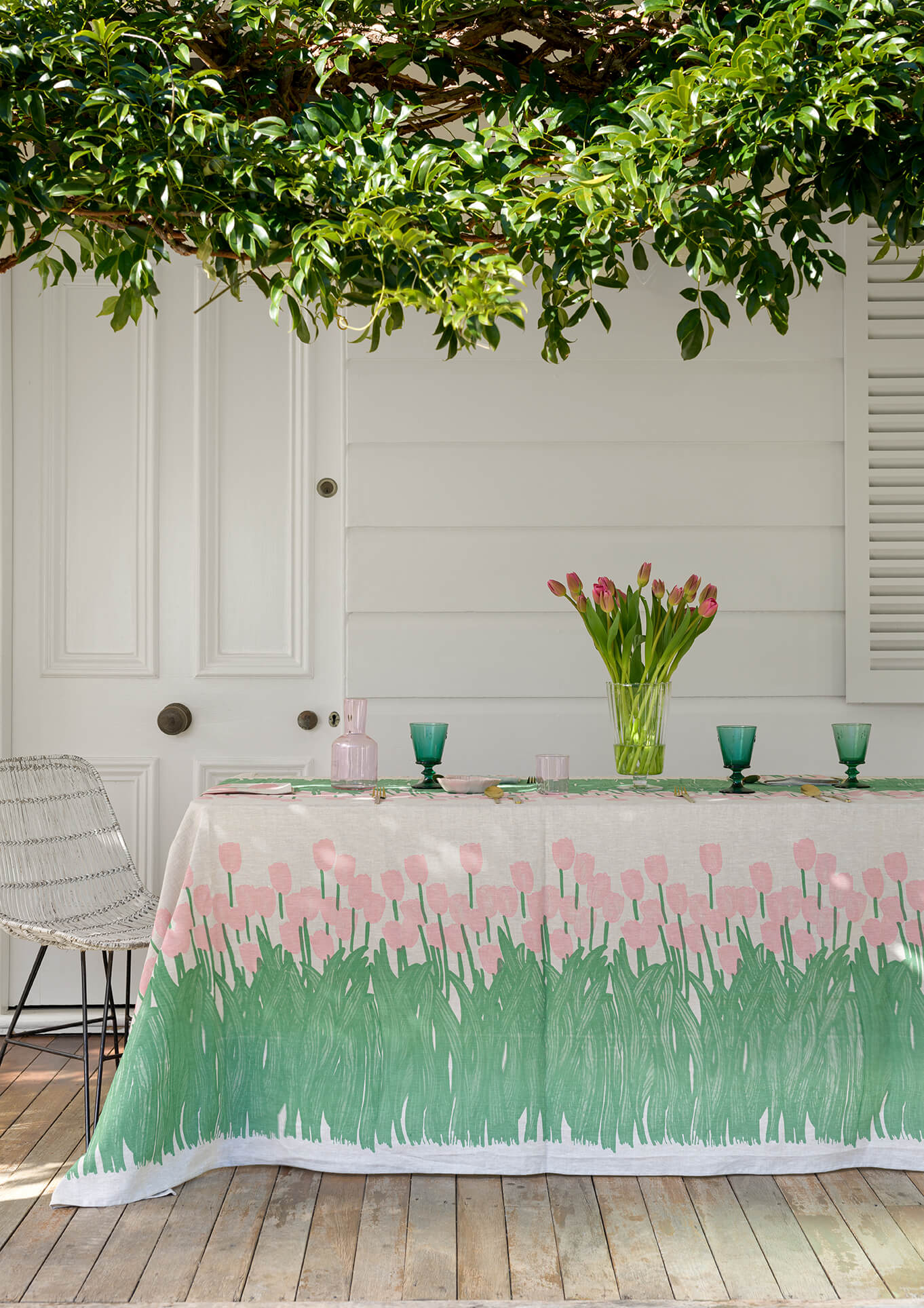 Tulips Large Table Cloth