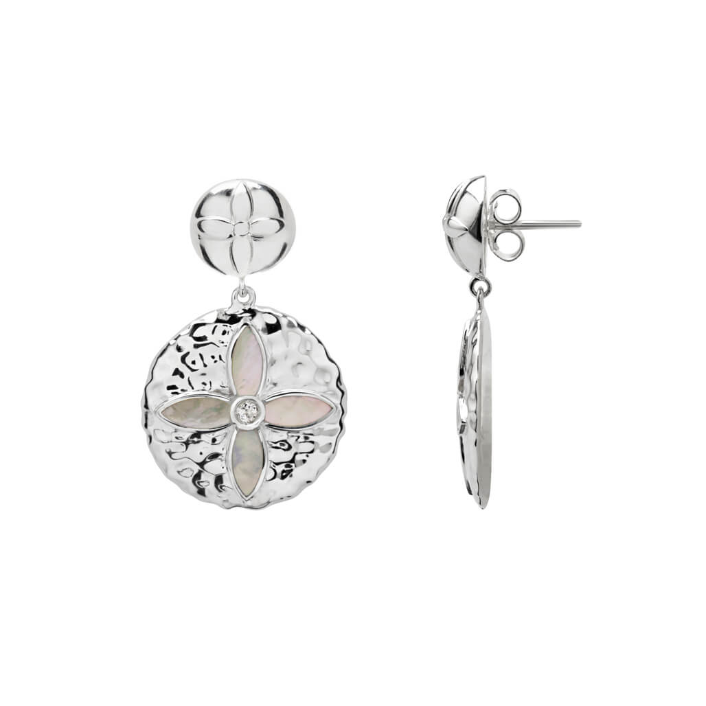 Desert Flower Large Hanging Earrings